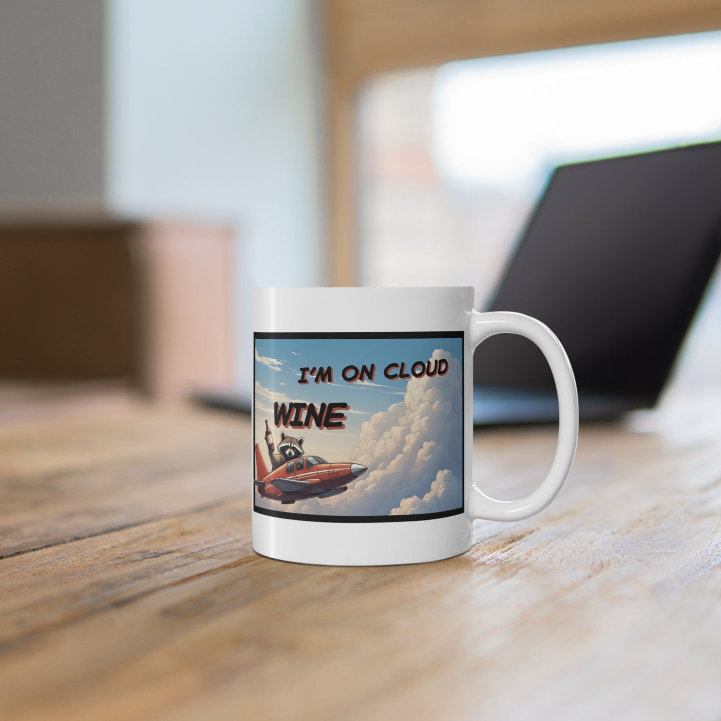 I'm on Cloud Wine Mug