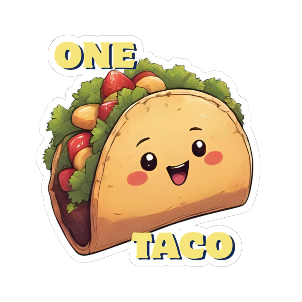 One Taco Sticker