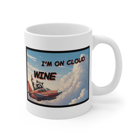 I'm on Cloud Wine Mug