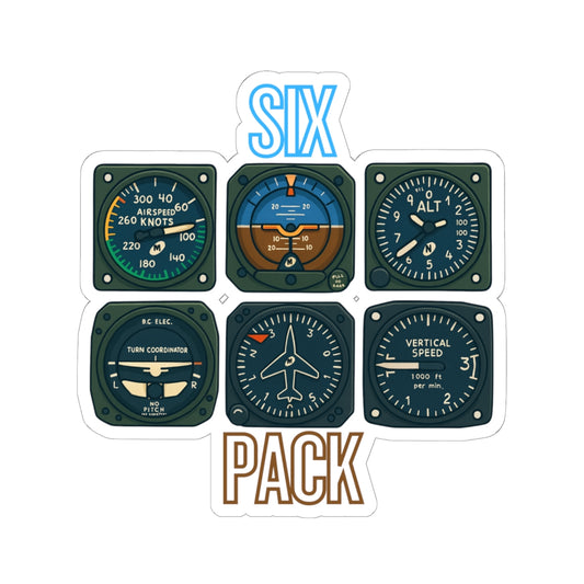 Six Pack Stickers