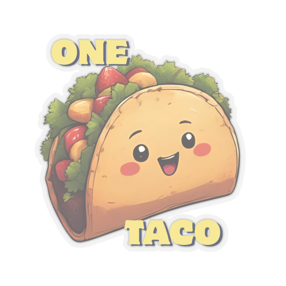 One Taco Sticker