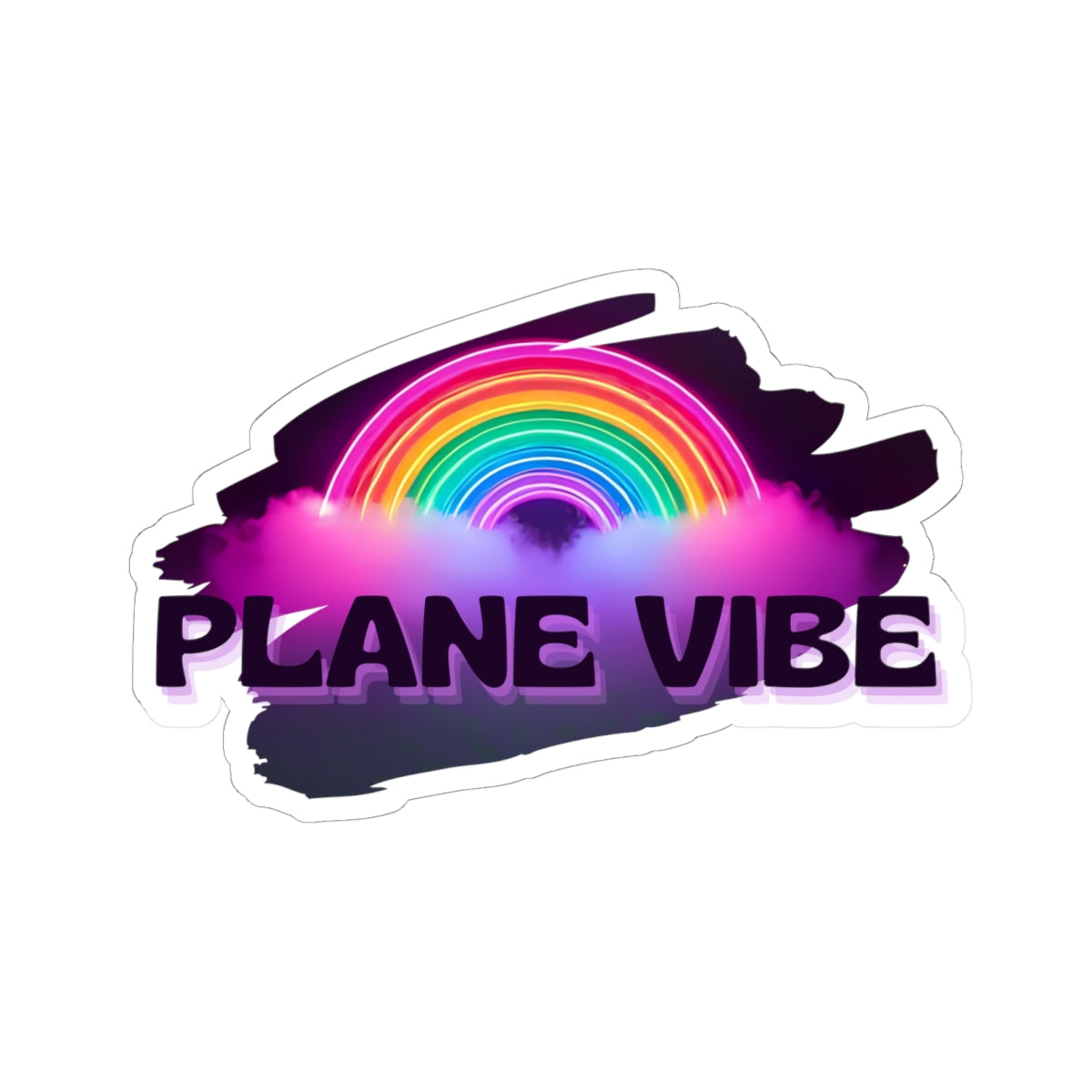 Plane Vibe Sticker