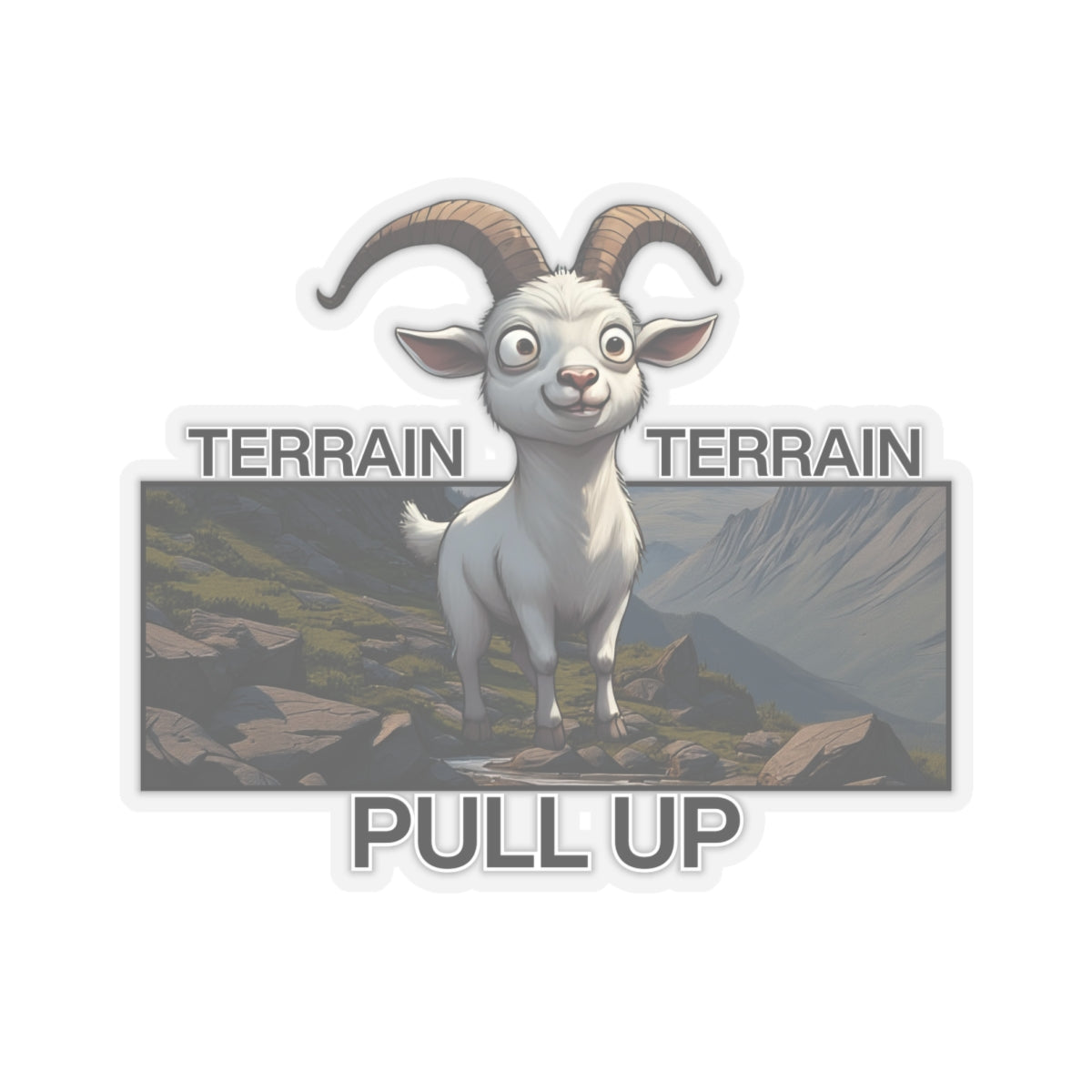 TERRAIN TERRAIN PULL UP Sticker