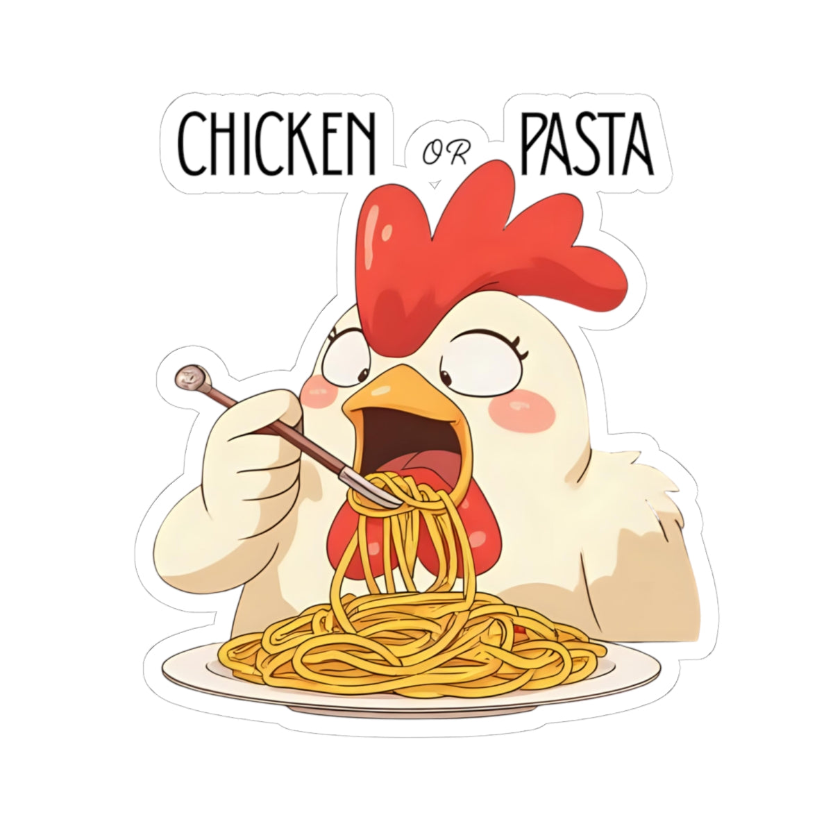 Chicken or Pasta Sticker